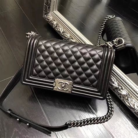 chanel leboy medium price|chanel black boyfriend bag.